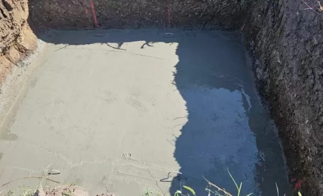 Installation d'une fosse septique ecoflo 6EH à Sury le comtal, Saint-Just-Saint-Rambert, Mon extérieur