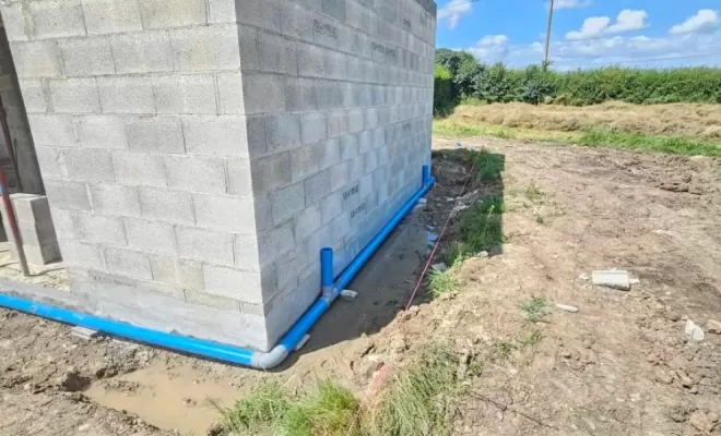 Installation d'une fosse septique ecoflo 6EH à Sury le comtal, Saint-Just-Saint-Rambert, Mon extérieur