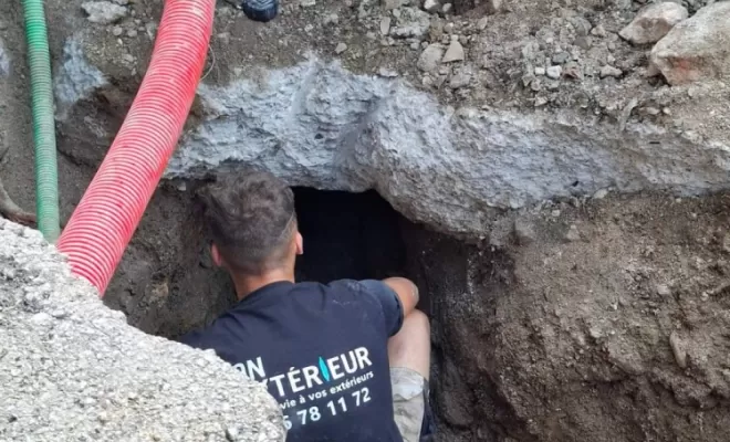 Reprise à neuf des réseaux EU et EP sur une partie des bâtiments avec application d'un enrobé à St Just St Rambert, Saint-Just-Saint-Rambert, Mon extérieur