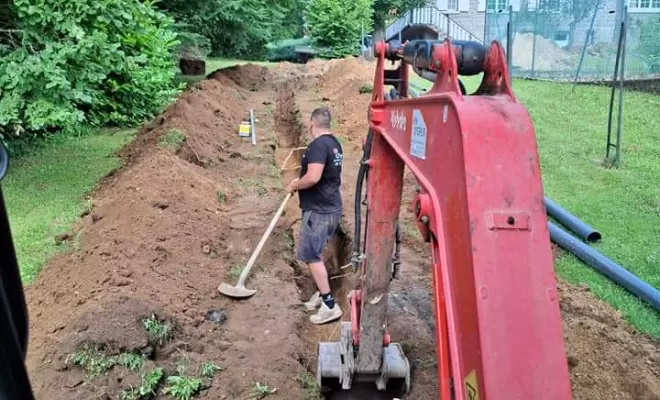 Déviation et reprise des réseaux eaux usées à Usson en Forez, Saint-Just-Saint-Rambert, Mon extérieur