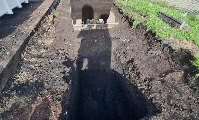 Création d'une dalle béton carrossable avec pose d'une fosse hydrocarbure à Roche la Molière, Saint-Just-Saint-Rambert, Mon extérieur