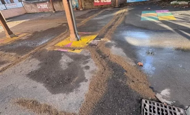 Traitement des fissures d'enrobés en émulsion à St Just St Rambert, Saint-Just-Saint-Rambert, Mon extérieur