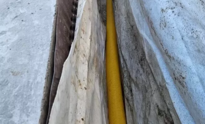 Remblaiement et drainage à Villars, Saint-Just-Saint-Rambert, Mon extérieur