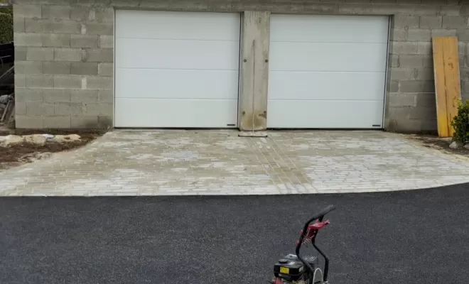 Création d'un accès de garage en pavés à Beauzac, Saint-Just-Saint-Rambert, Mon extérieur